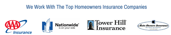 We work with the top homeowners insurance companies
